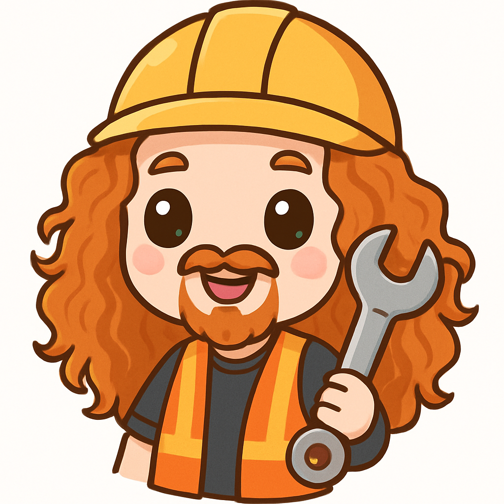 Spencer as a construction worker