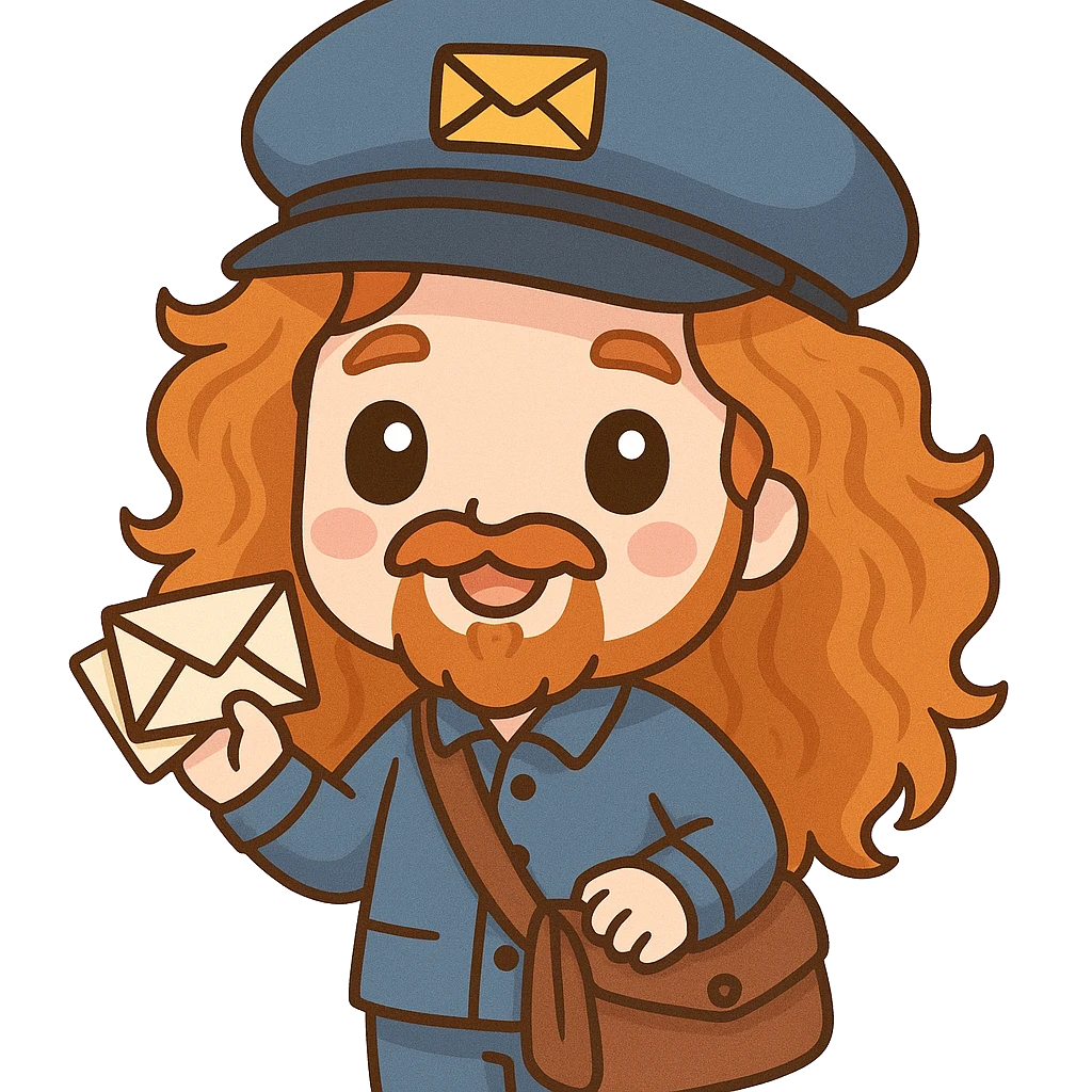 Spencer as a friendly mailman